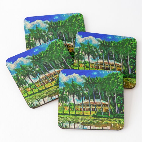 Item preview, Bonnet House Museum and Gardens in Fort Lauderdale, Florida - digital painting designed and sold by NickoPrints.