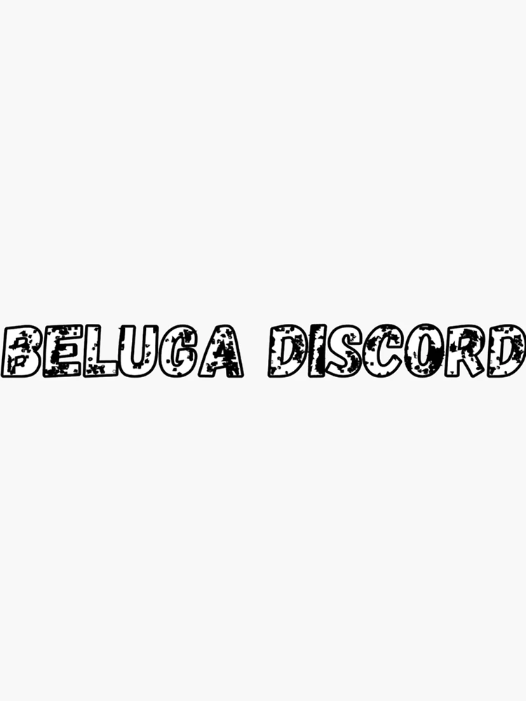 beluga discord Sticker for Sale by Fadloulah