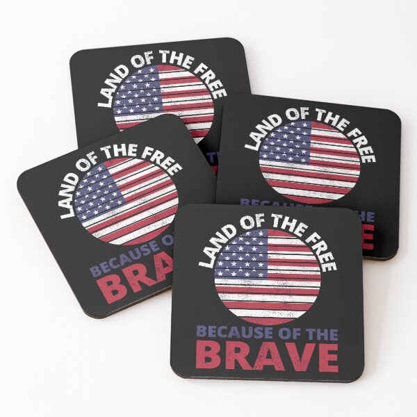 Item preview, Land of the Free Because of the Brave , Memorial day Idea designed and sold by FNStuff.