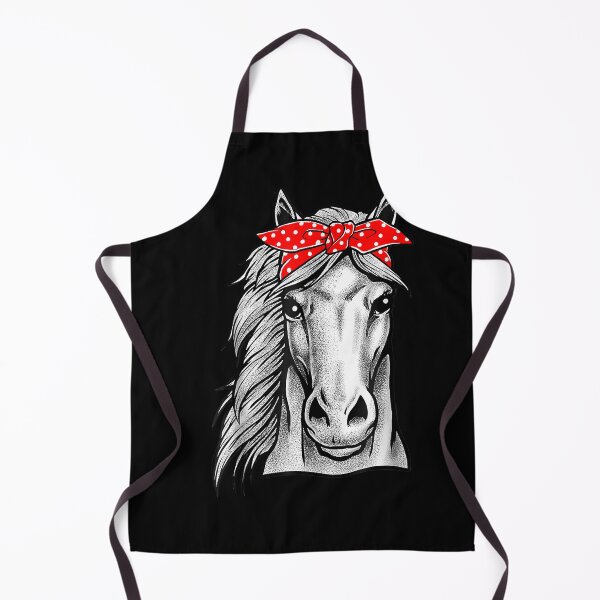 Artikelvorschau, Rotes Bandana-Tupfen-Pferd - lassen Sie sie wissen, dass Sie Pferde lieben entworfen und verkauft von emmanueltitiana.