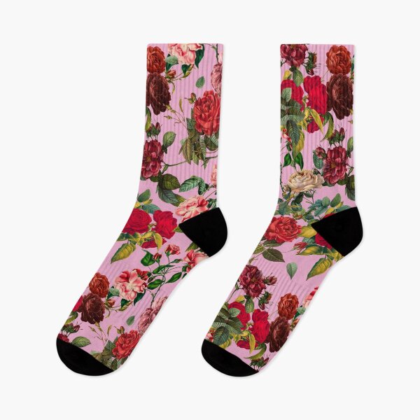 Item preview, Lovely romantic rose garden flower floral pattern designed and sold by PG Illustration.