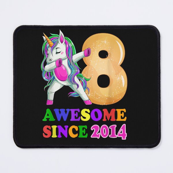 Item preview, 8 Years Old Unicorn Dabbing 8th Birthday, Girl Unicorn  designed and sold by bixanh14436.