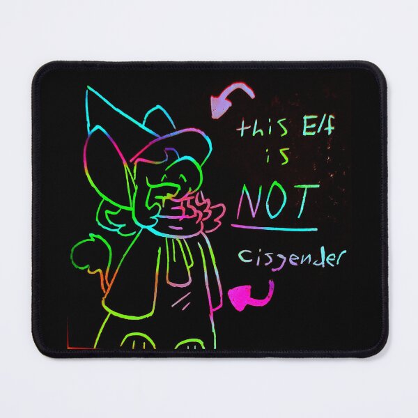 Item preview, This Elf is NOT Cisgender designed and sold by LichesGetStitches.