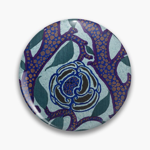 Item preview, Flower Market , retro, vintage, blue, abstract, art deco,  art nouveau,  floral, flower, museum, aesthetic, exhibition, fresh,  designed and sold by Tamas Das.