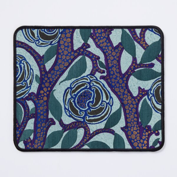 Item preview, Flower Market , retro, vintage, blue, abstract, art deco,  art nouveau,  floral, flower, museum, aesthetic, exhibition, fresh,  designed and sold by Tamas Das.
