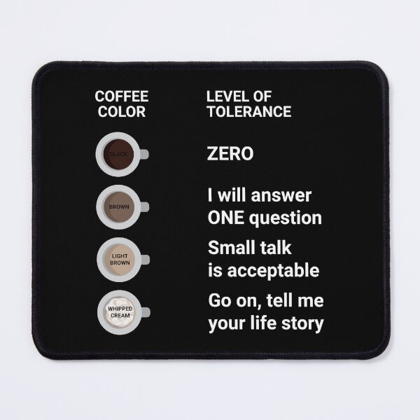 Item preview, Funny Coffee Quote, Morning Mood Quote designed and sold by D-Spot Shop.