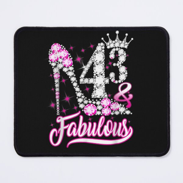 Item preview, 43 & Fabulous 43 Years Old 43th Birthday Diamond Crown Shoes  designed and sold by bixanh14436.