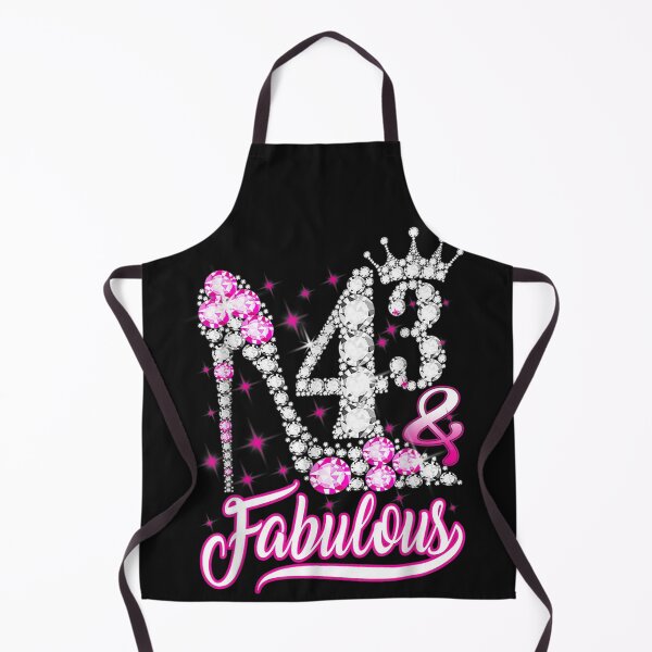Item preview, 43 & Fabulous 43 Years Old 43th Birthday Diamond Crown Shoes designed and sold by bixanh14436.