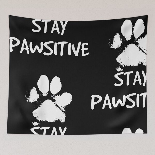 Item preview, Funny-Dog-Stay-Positive-Pun-Gifts-for-Dog-Lovers designed and sold by Spurlock Ward.