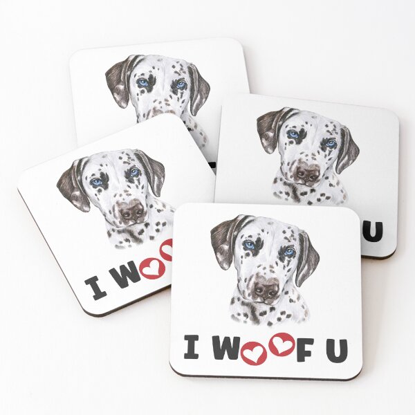 Item preview, Dalmatian Dog I Woof You designed and sold by Blok45.