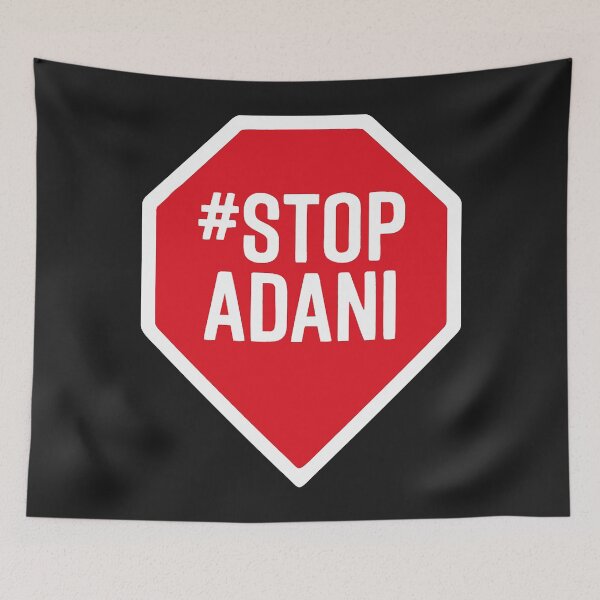 Item preview, Stop adani logo essential t shirt designed and sold by jainehillel8440.