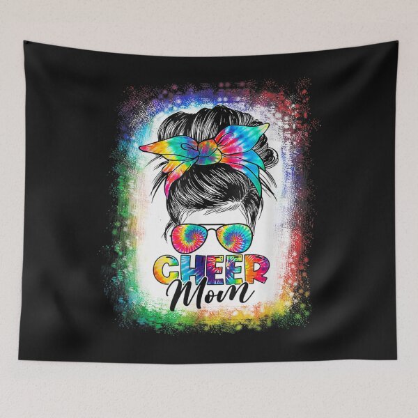 Item preview, Bleached Cheer Mom Messy Bun Hair Sunglasses Tye Die  designed and sold by bixanh14436.