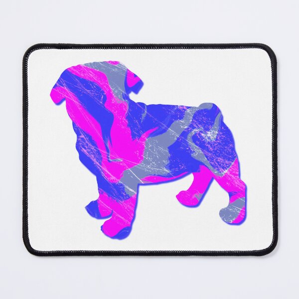 Item preview, I Love My Pug Dog Cute Hot Pink Silhouette  designed and sold by AMSonArt.