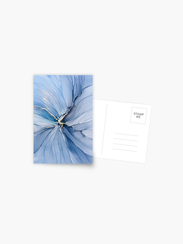 Aperçu 1 sur 2. Carte postale avec l'œuvre Iris créée et vendue par ElodieVernetArt.
