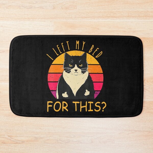 Item preview, Funny-Vintage-Black-Cat-I-Left-My-Bed-For-This designed and sold by Spurlock Ward.