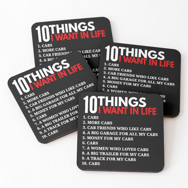 Item preview, 10 Things I Want In Life Cars Gift for Car Lovers Funny designed and sold by Georgiodaccache.