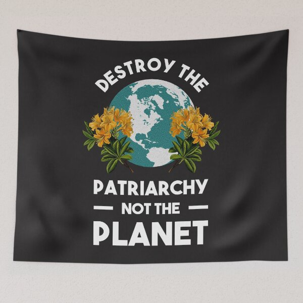 Item preview, Destroy The Patriarchy Not The Planet Classic designed and sold by MikeKelly.