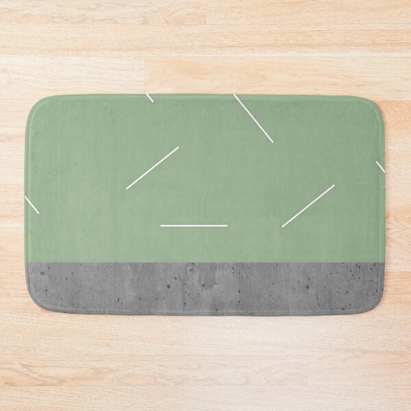 Item preview, Sage green with white streaks and gray concrete designed and sold by Ninaeva.