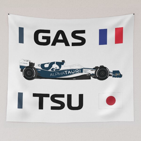 Item preview, Alpha F1 Team racing car 2022 AT03 Pierre Gasly Yuki Tsunoda  角田 裕毅 Tauri F1 designed and sold by FormulaGTee1.