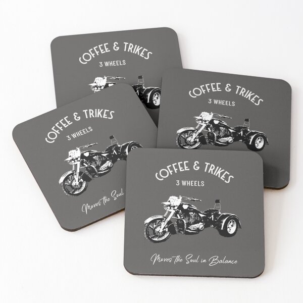 Item preview, A  Trike T-Shirt Design, Coffe and Trikes, moves the soul in balance designed and sold by MayaAndNora.
