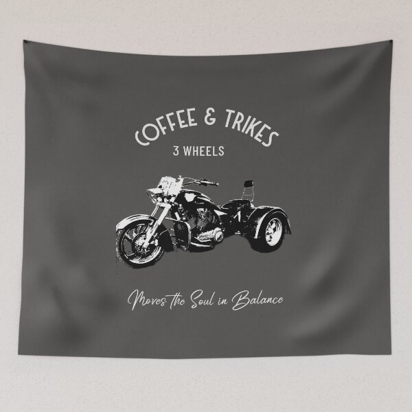 Item preview, A  Trike T-Shirt Design, Coffe and Trikes, moves the soul in balance designed and sold by MayaAndNora.