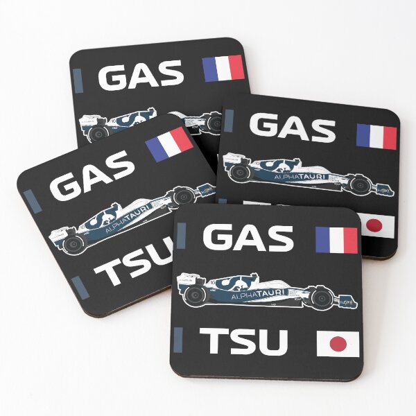 Item preview, Alpha F1 Team racing car 2022 AT03 Yuki Tsunoda Pierre Gasly  角田 裕毅  designed and sold by FormulaGTee1.