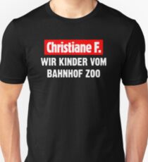 Christiane F. WIR KINDER VOM BAHNHOF ZOO Unisex T-Shirt