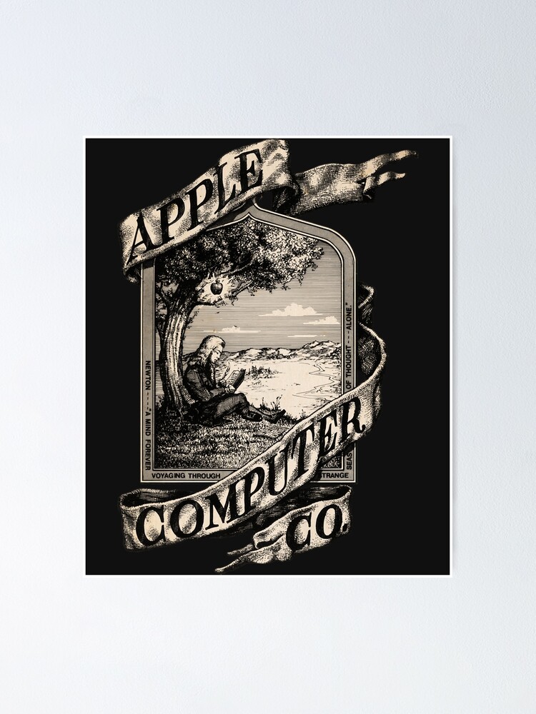 Póster «Camiseta clásica con el primer logo de Apple Computer Co.» de  nacolehue6562 | Redbubble