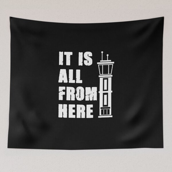 Item preview, Funny Air Traffic Control Tower Humor For Flight Controllers designed and sold by Nessshirts.