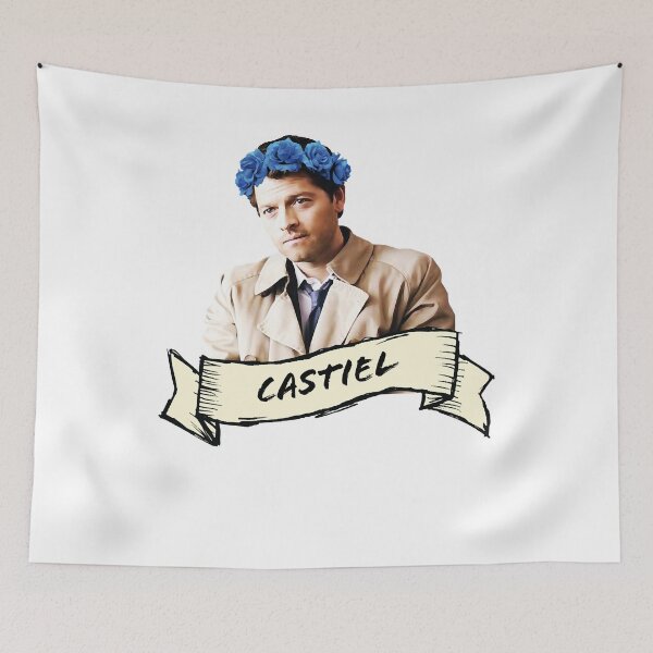 Item preview, People Call Me Castiel Flower Crown Retro Vintage designed and sold by 190Stoltenberg.