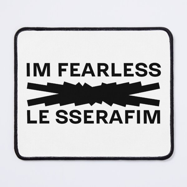 Item preview, LESSERAFIM LOGO - IM FEARLESS designed and sold by kpop-stuff.