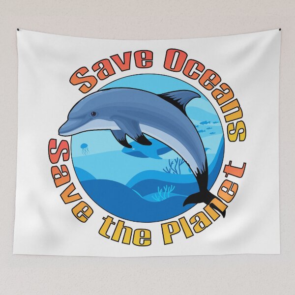 Item preview, Save the oceans, Save the planet designed and sold by Leoysol.