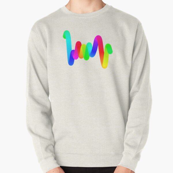 Chromie Squiggle by Snowfro Pullover Sweatshirt