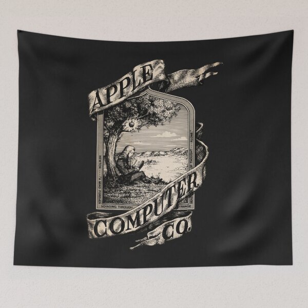 Item preview, Apple computer co  first logo classic t shirt designed and sold by nacolehue6562.