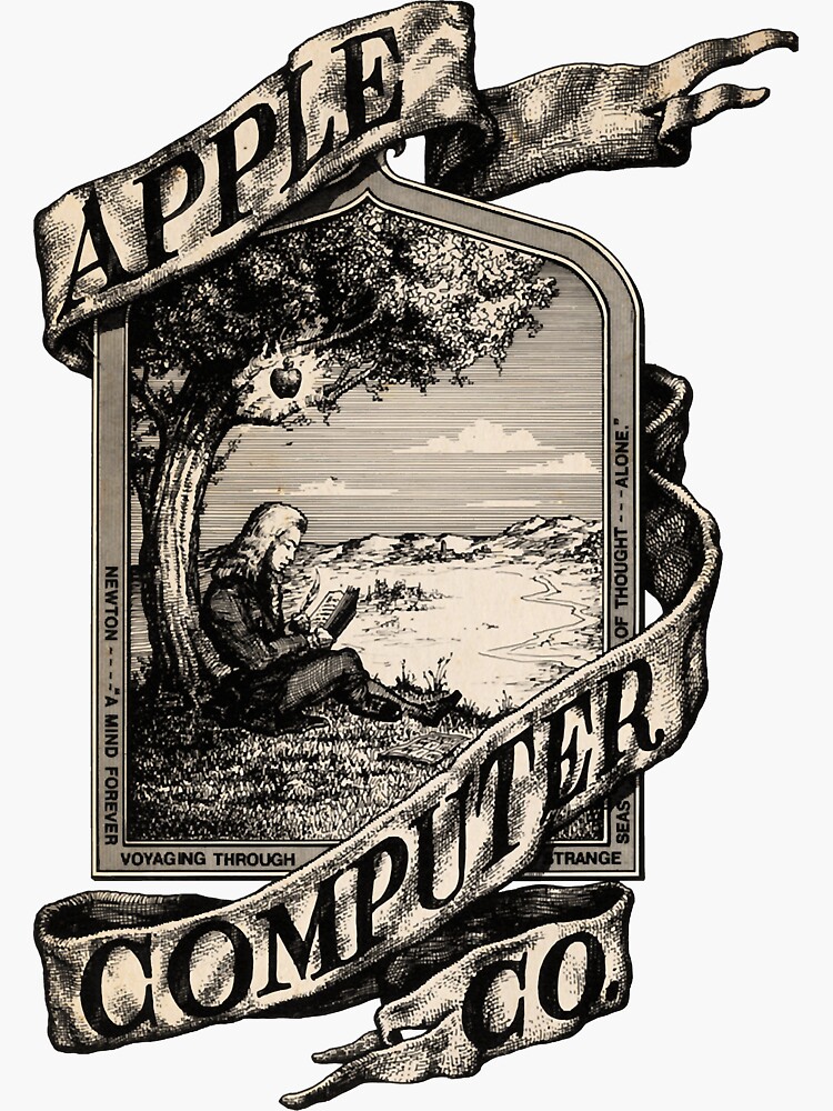 Apple computer co first logo classic t shirt