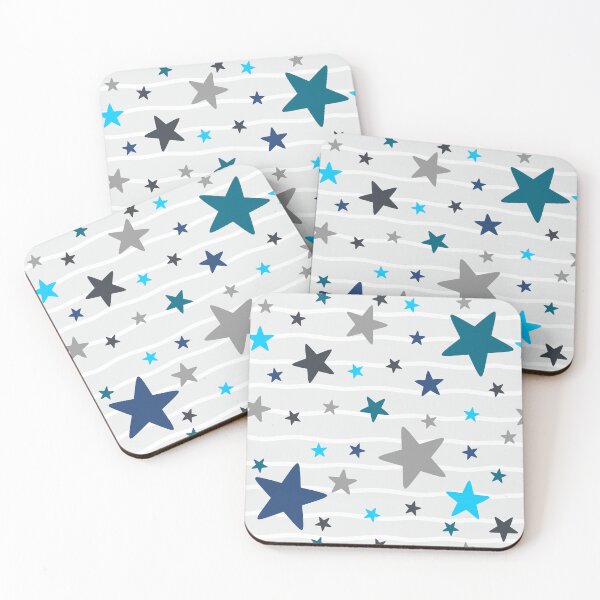 Item preview, Blue and Gray Stars designed and sold by aisyafar.