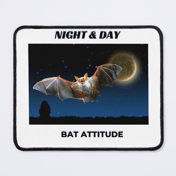Item preview, Bats Moon Day and Night - No. 2 designed and sold by Henk GoGo T-Shirts ⭐️⭐️⭐️⭐️⭐️.