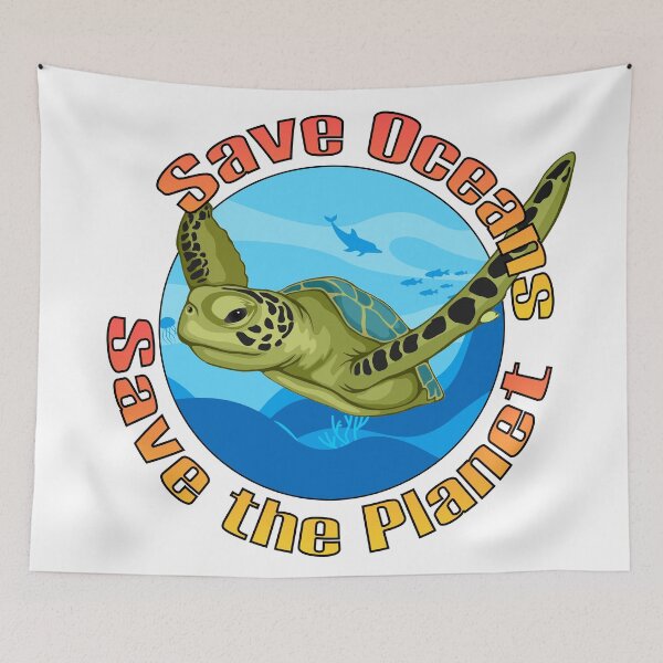 Item preview, Save the oceans, Save the planet designed and sold by Leoysol.