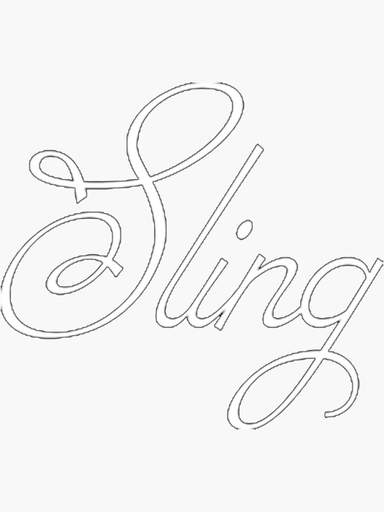 "sling clairo " Sticker by PaigeCreativeU Redbubble