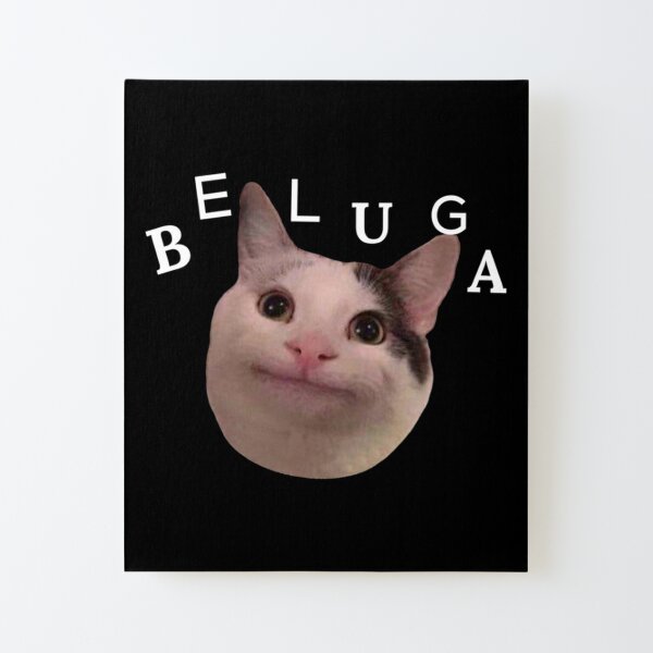 beluga cat discord pfp  Mounted Print for Sale by Liamandlore