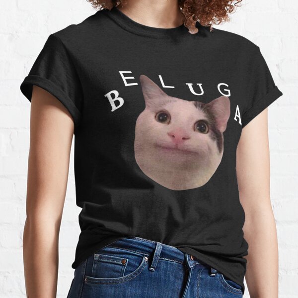 Beluga Cat Kids T-Shirt for Sale by LUCKY DESIGNER