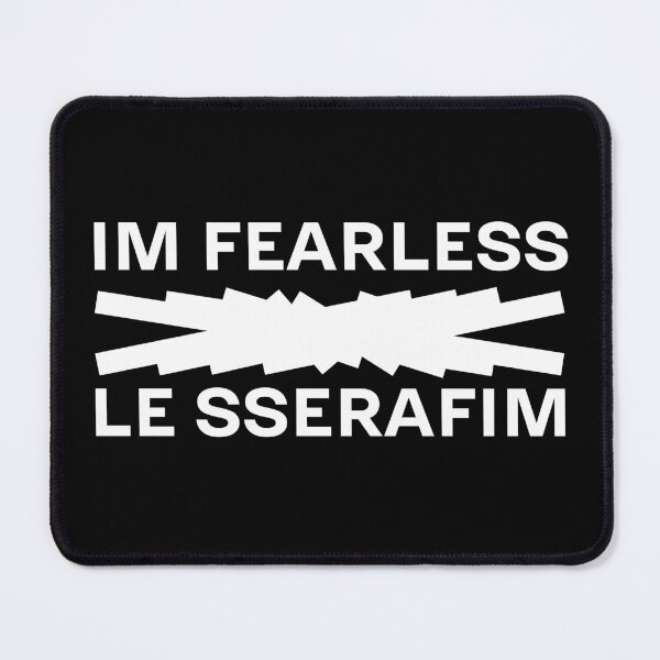 Item preview, LESSERAFIM LOGO - IM FEARLESS designed and sold by kpop-stuff.