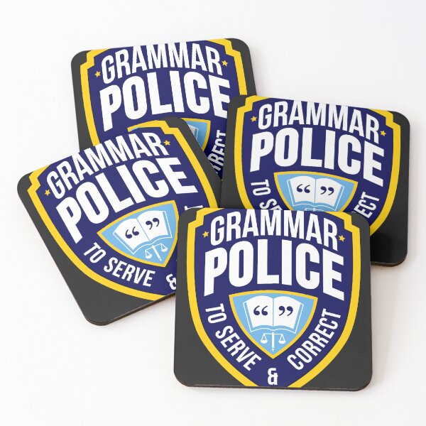 Item preview, Grammar police badge classic t shirt designed and sold by jainehillel8440.