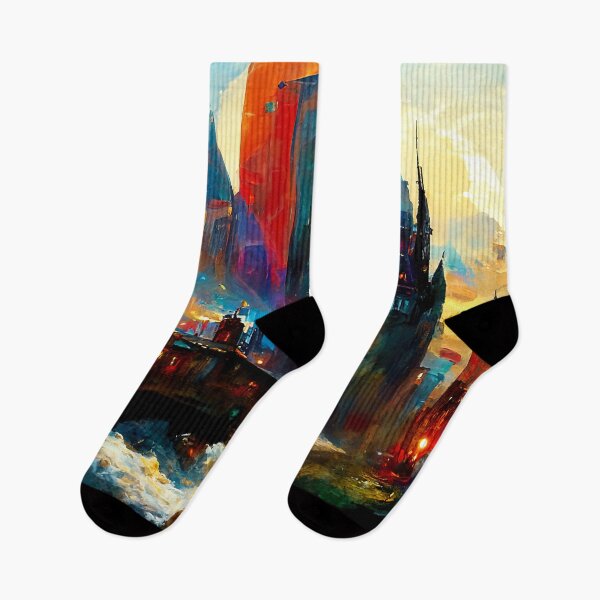 Item preview, City from a colorful Universe designed and sold by AM FineArtPrints.