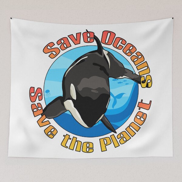 Item preview, Save the oceans, Save the planet designed and sold by Leoysol.