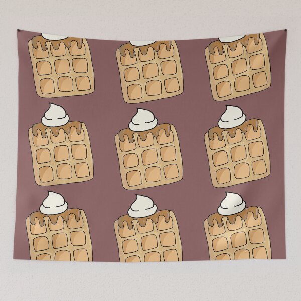 Item preview, Waffle with cream,  waffle day, waffle time designed and sold by Reroreemy.