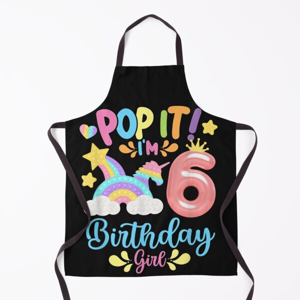 Item preview, Pop It I'm 6th Year old Birthday Girl, Pop it Party Theme designed and sold by bixanh14436.