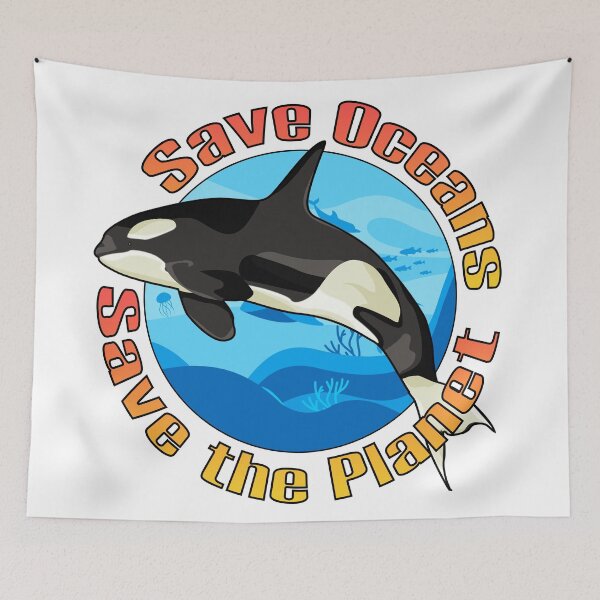 Item preview, Save the oceans, Save the planet designed and sold by Leoysol.