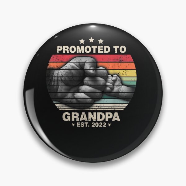 Item preview, Promoted to Grandpa Est 2022 Men Vintage First Time Grandpa  designed and sold by bixanh14436.