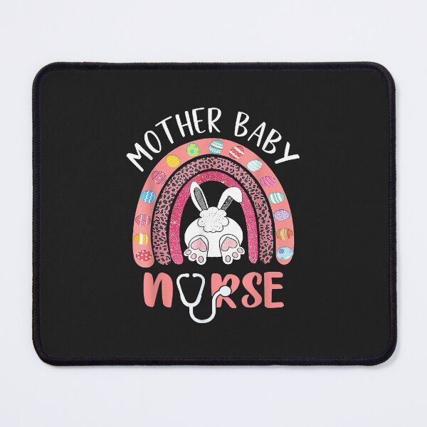 Item preview, Funny Mother Baby Nurse Rainbow Nursing Happy Easter Day designed and sold by PootinTuon.